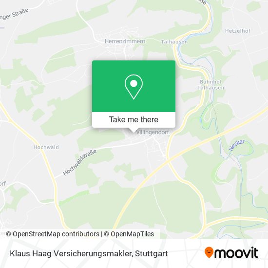 Klaus Haag Versicherungsmakler map
