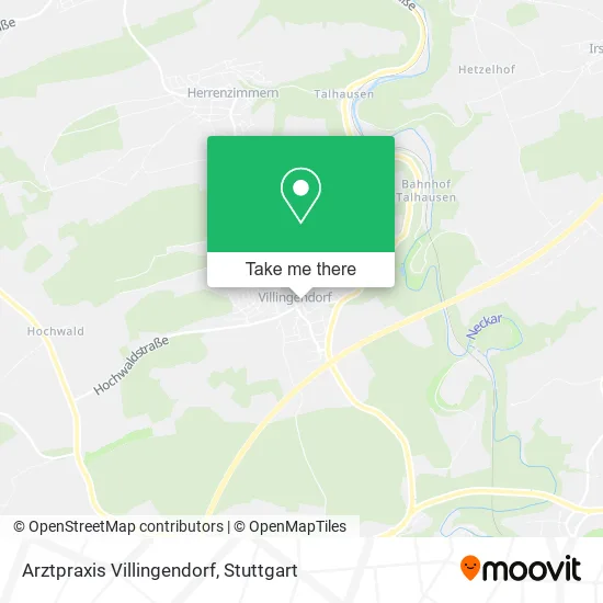 Карта Arztpraxis Villingendorf