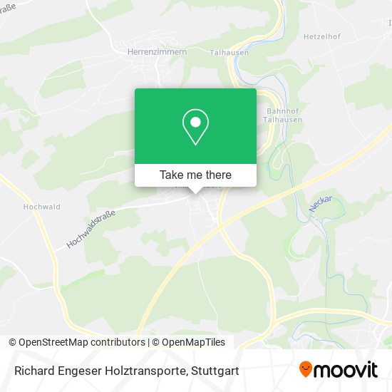Richard Engeser Holztransporte map