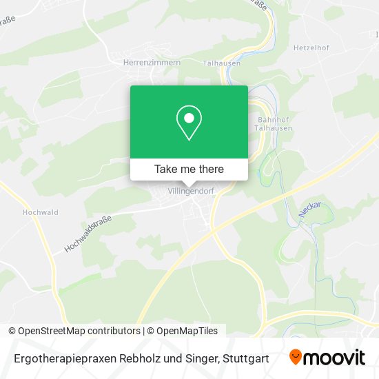 Ergotherapiepraxen Rebholz und Singer map