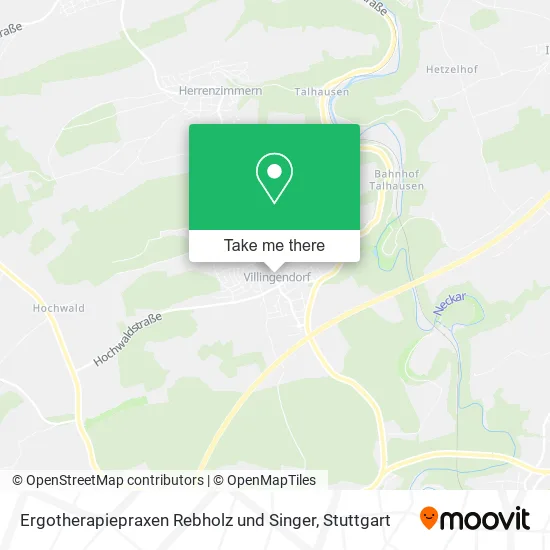 Карта Ergotherapiepraxen Rebholz und Singer