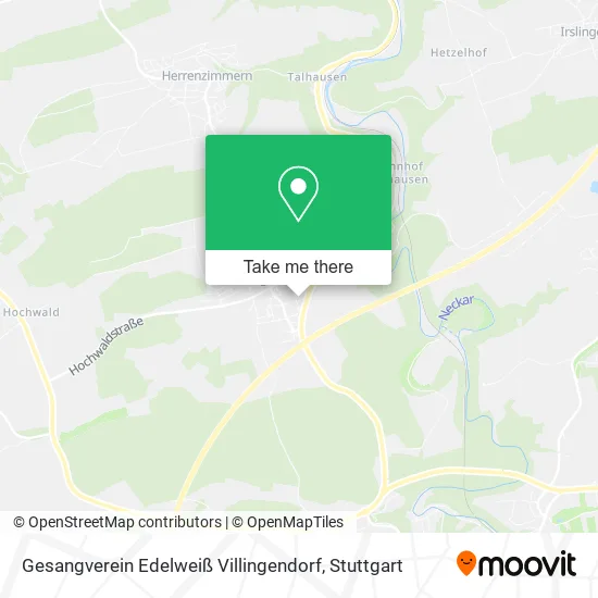 Карта Gesangverein Edelweiß Villingendorf