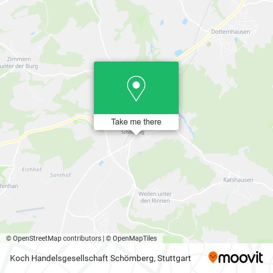 Koch Handelsgesellschaft Schömberg map