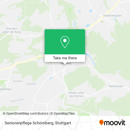 Карта Seniorenpflege Schömberg