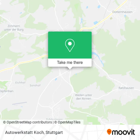 Карта Autowerkstatt Koch