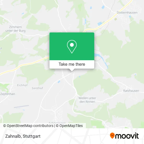 Карта Zahnalb