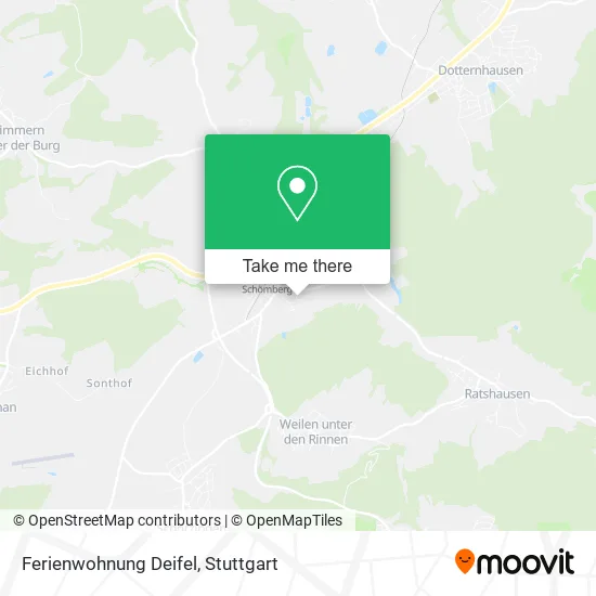 Карта Ferienwohnung Deifel