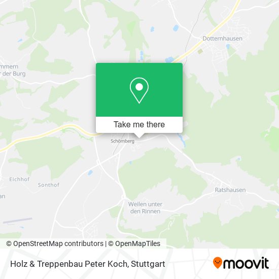 Holz & Treppenbau Peter Koch map