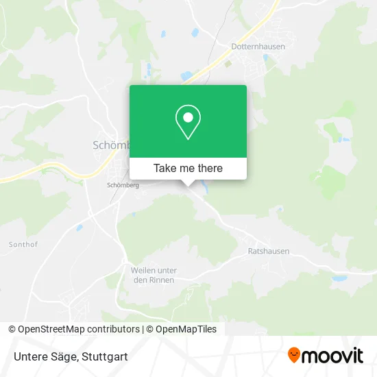 Карта Untere Säge