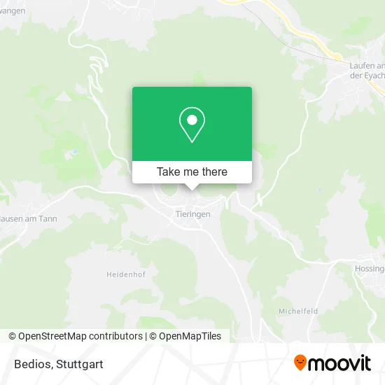 Карта Bedios