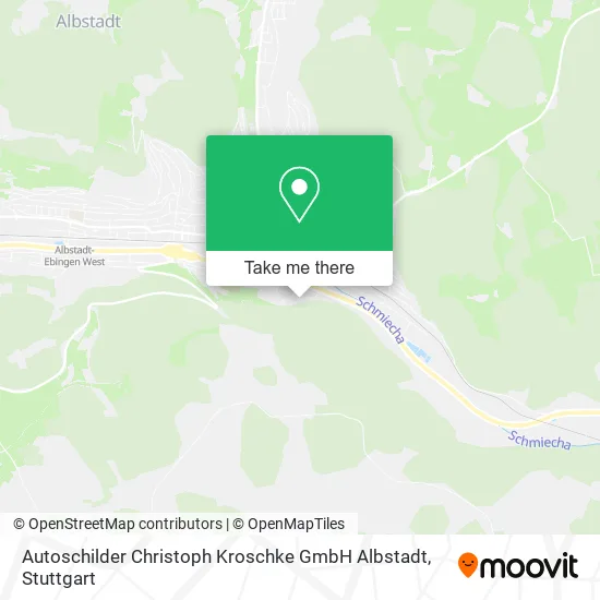 Карта Autoschilder Christoph Kroschke GmbH Albstadt