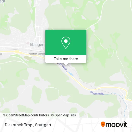 Карта Diskothek Tropi