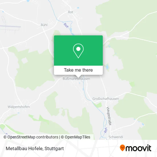 Карта Metallbau Hofele