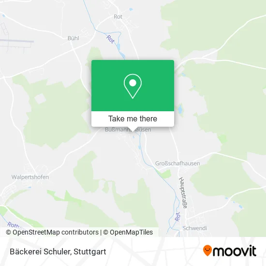 Карта Bäckerei Schuler