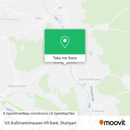 Карта GS Bußmannshausen VR Bank