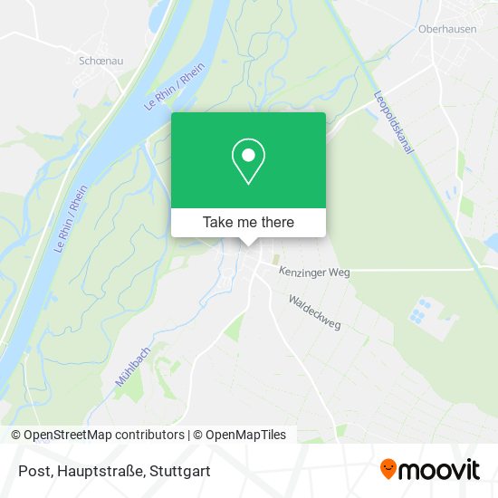 Post, Hauptstraße map