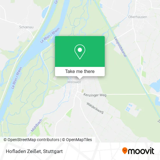 Карта Hofladen Zeißet
