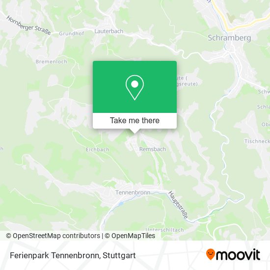 Ferienpark Tennenbronn map