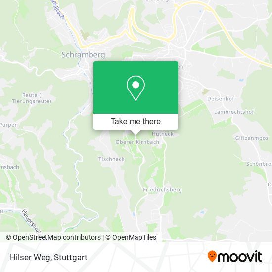 Карта Hilser Weg