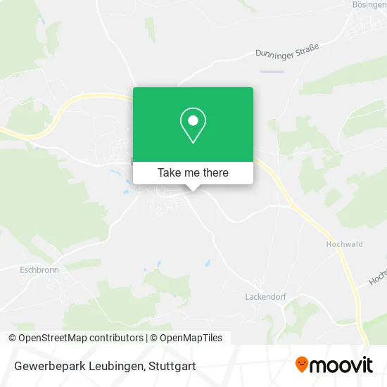 Карта Gewerbepark Leubingen