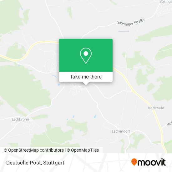 Deutsche Post map