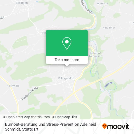 Burnout-Beratung und Stress-Prävention Adelheid Schmidt map
