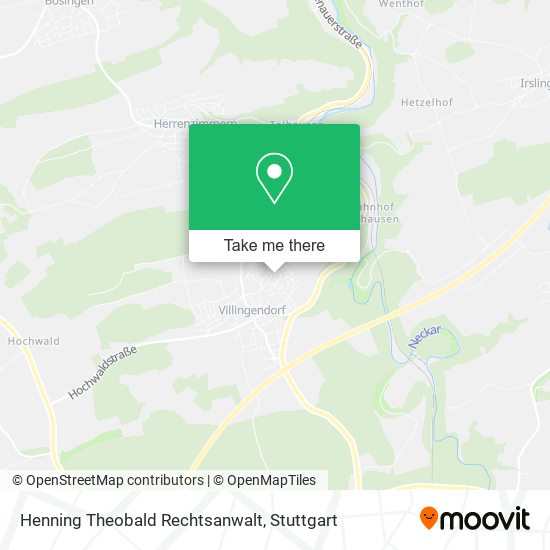 Карта Henning Theobald Rechtsanwalt