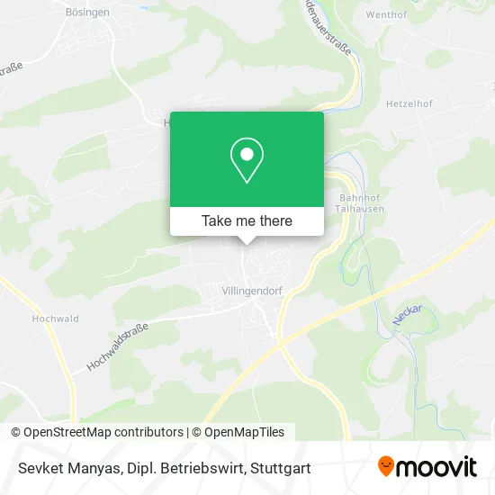 Карта Sevket Manyas, Dipl. Betriebswirt