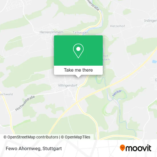 Карта Fewo Ahornweg