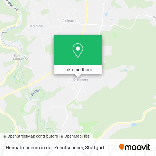 Heimatmuseum in der Zehntscheuer map