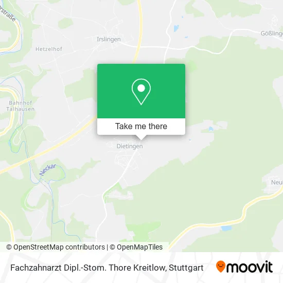 Карта Fachzahnarzt Dipl.-Stom. Thore Kreitlow