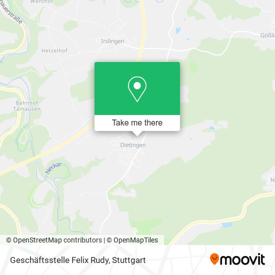 Geschäftsstelle Felix Rudy map