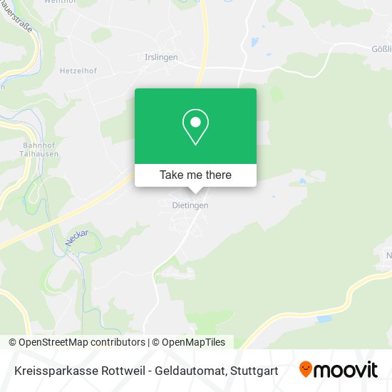 Kreissparkasse Rottweil - Geldautomat map