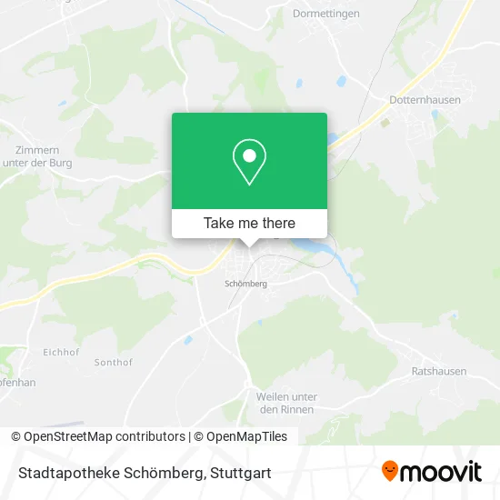 Карта Stadtapotheke Schömberg