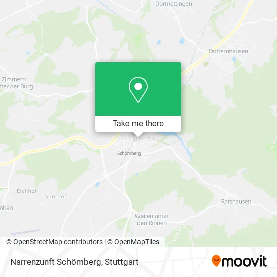 Карта Narrenzunft Schömberg