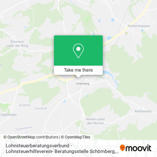 Lohnsteuerberatungsverbund - Lohnsteuerhilfeverein- Beratungsstelle Schömberg map