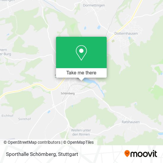 Sporthalle Schömberg map