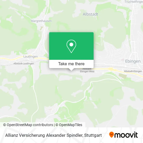 Карта Allianz Versicherung Alexander Spindler