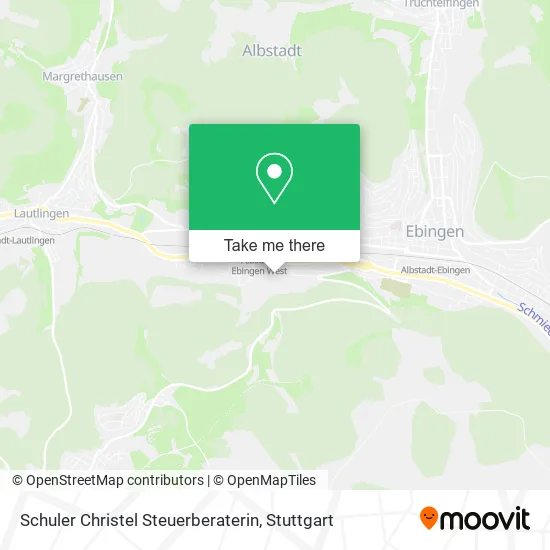Карта Schuler Christel Steuerberaterin