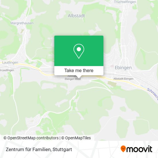 Карта Zentrum für Familien