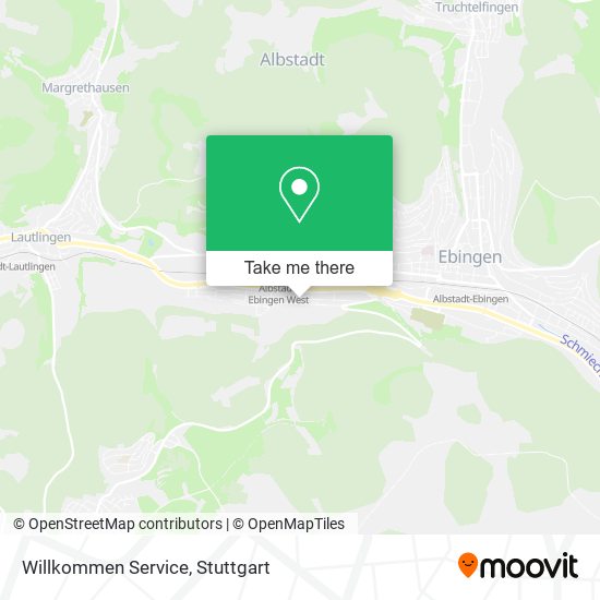 Карта Willkommen Service