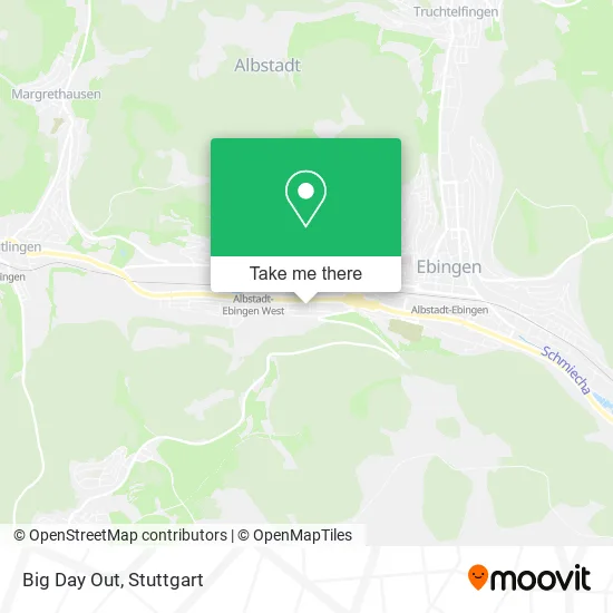 Карта Big Day Out