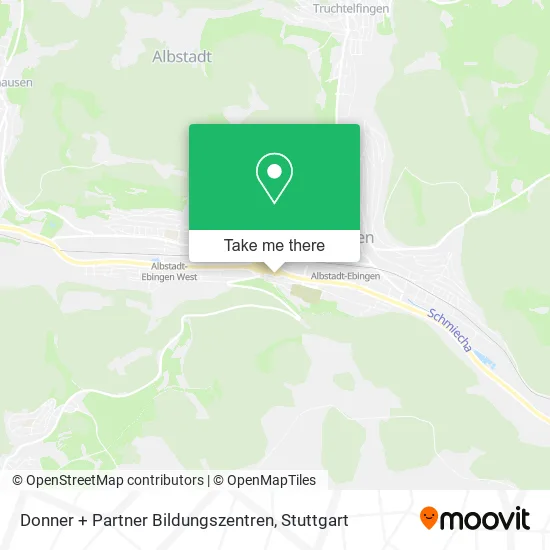 Карта Donner + Partner Bildungszentren