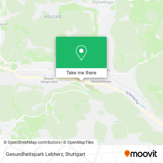Карта Gesundheitspark Lebherz
