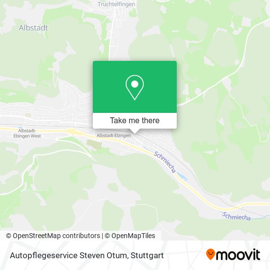 Autopflegeservice Steven Otum map