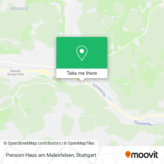 Карта Pension Haus am Malesfelsen