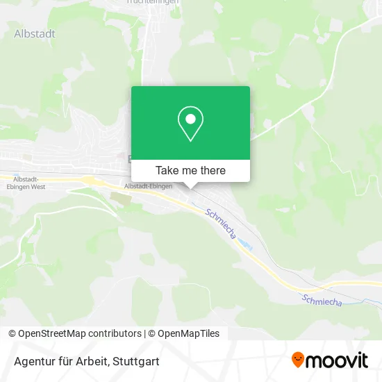 Карта Agentur für Arbeit