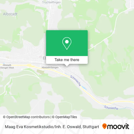 Карта Maag Eva Kosmetikstudio / Inh. E. Oswald