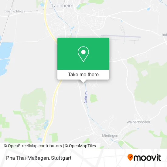 Карта Pha Thai-Maßagen