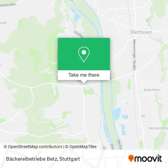 Карта Bäckereibetriebe Betz
